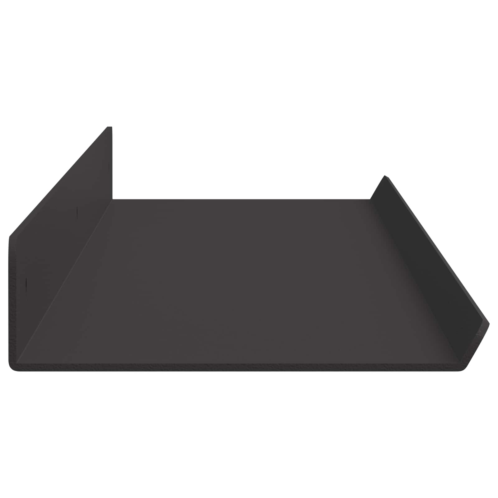 vidaXL Półka wisząca 2 pcs Czarny 80 x 9 x 2,5 cm Stal