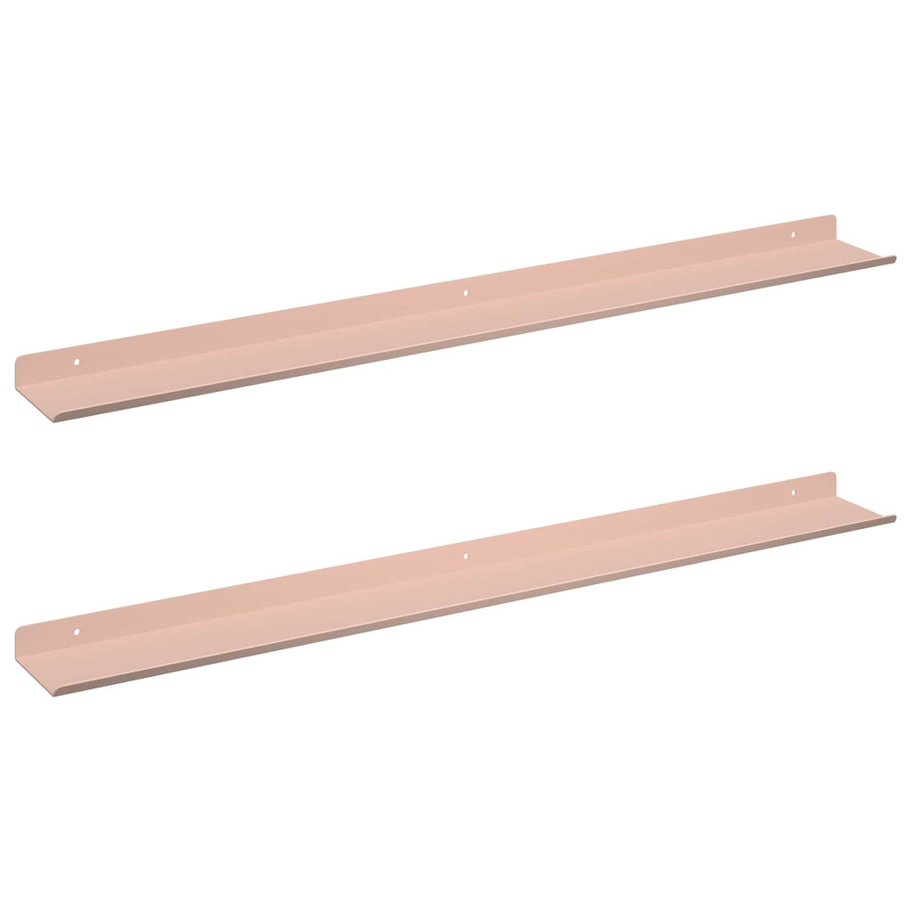 vidaXL Półka wisząca Do montażu na ścianie 2 pcs Różowy