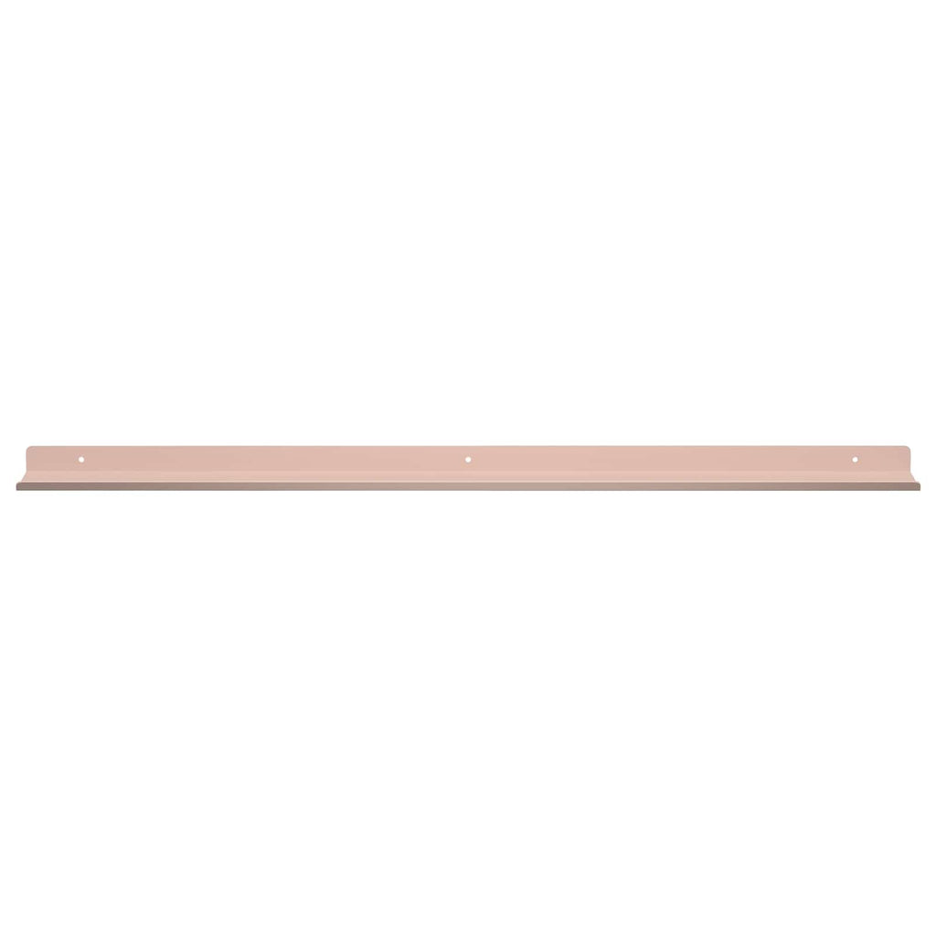 vidaXL Półka wisząca 4 pcs Różowy 80 x 9 x 2,5 cm Stal
