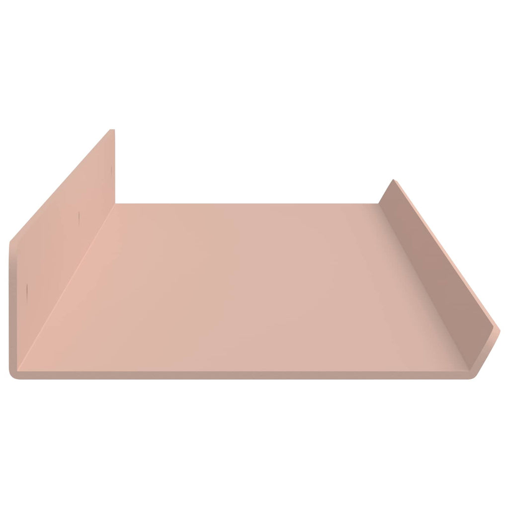 vidaXL Półka wisząca 4 pcs Różowy 80 x 9 x 2,5 cm Stal