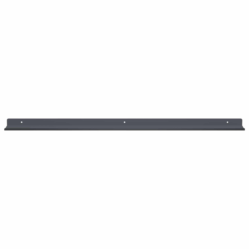 vidaXL Półka wisząca 2 szt. Antracyt 80 x 9 x 2,5 cm Stal