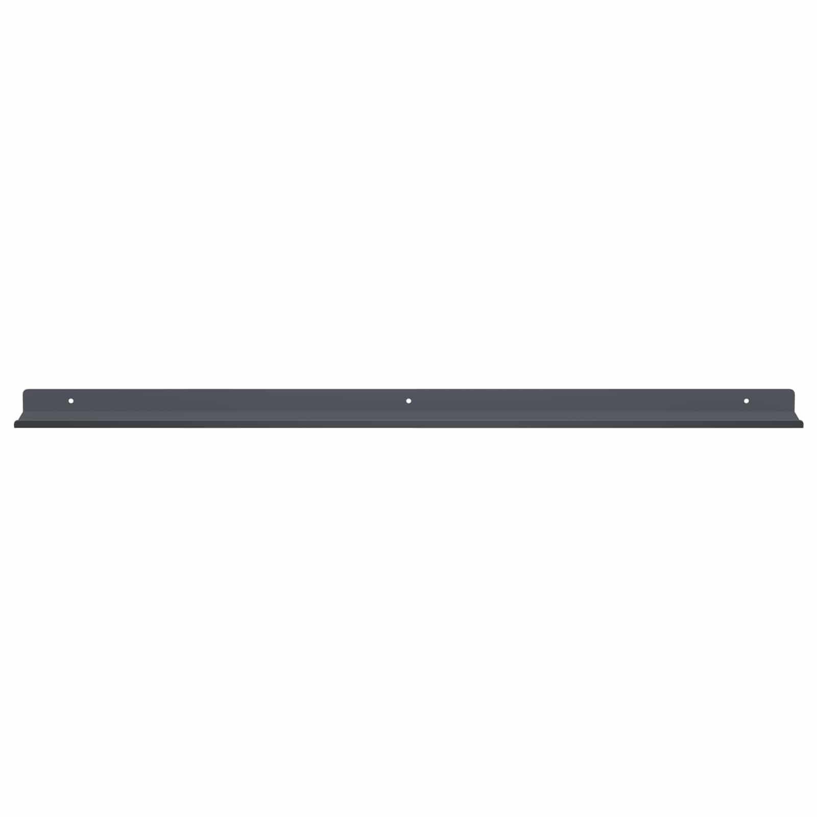 vidaXL Półka wisząca 2 szt. Antracyt 80 x 9 x 2,5 cm Stal