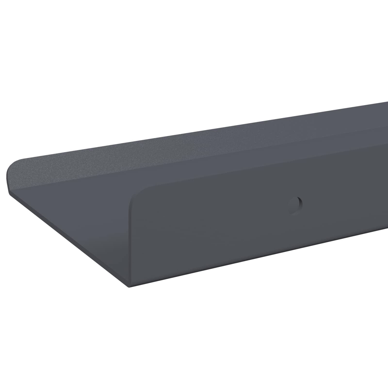 vidaXL Półka wisząca 4 pcs Antracyt 80 x 9 x 2,5 cm Stal