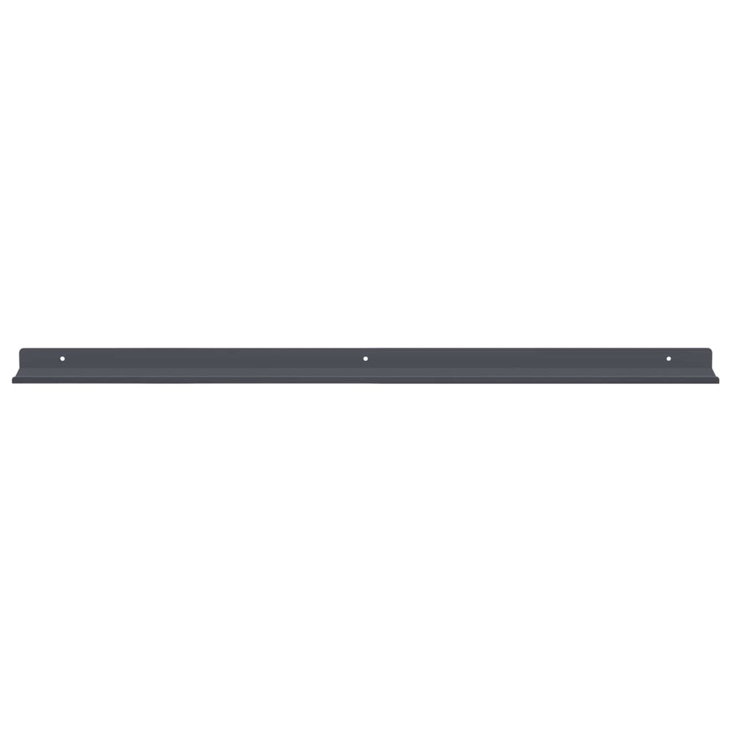 vidaXL Półka wisząca 4 pcs Antracyt 80 x 9 x 2,5 cm Stal