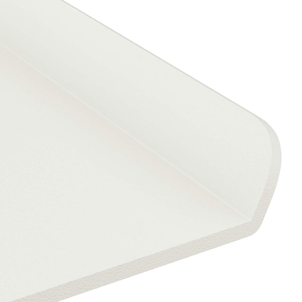 vidaXL Półka wisząca 4 pcs Biały 80 x 9 x 2,5 cm Stal
