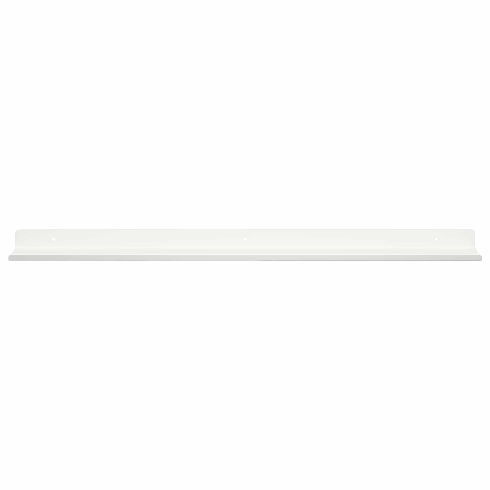vidaXL Półka wisząca 4 pcs Biały 80 x 9 x 2,5 cm Stal