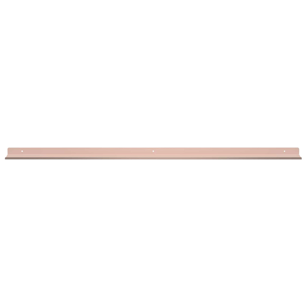 vidaXL Półka wisząca 2 pcs Różowy 100 x 9 x 2,5 cm Stal