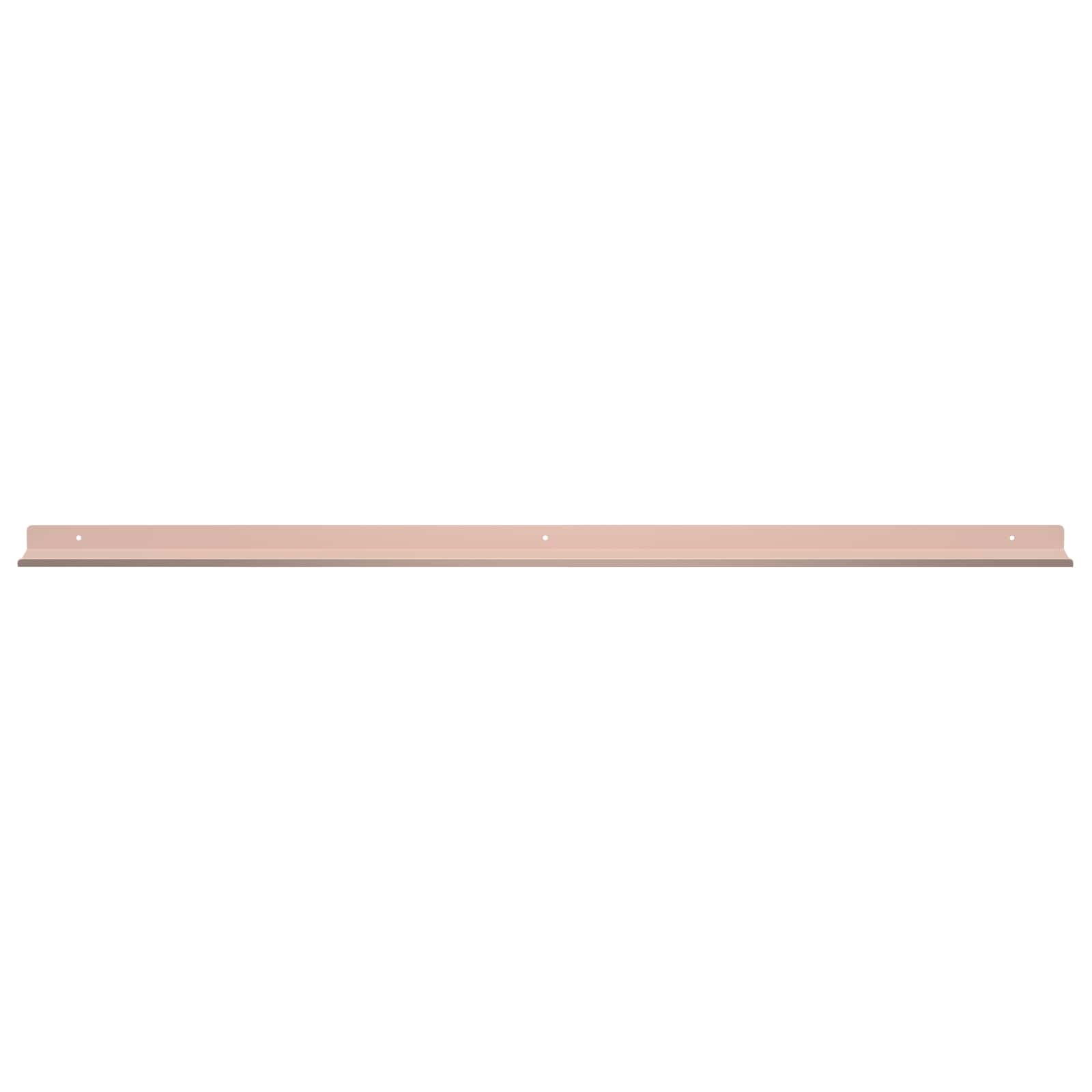 vidaXL Półka wisząca 2 pcs Różowy 100 x 9 x 2,5 cm Stal