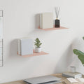 vidaXL Półka wisząca 2 pcs Różowy 30 x 18 x 2,5 cm Stal