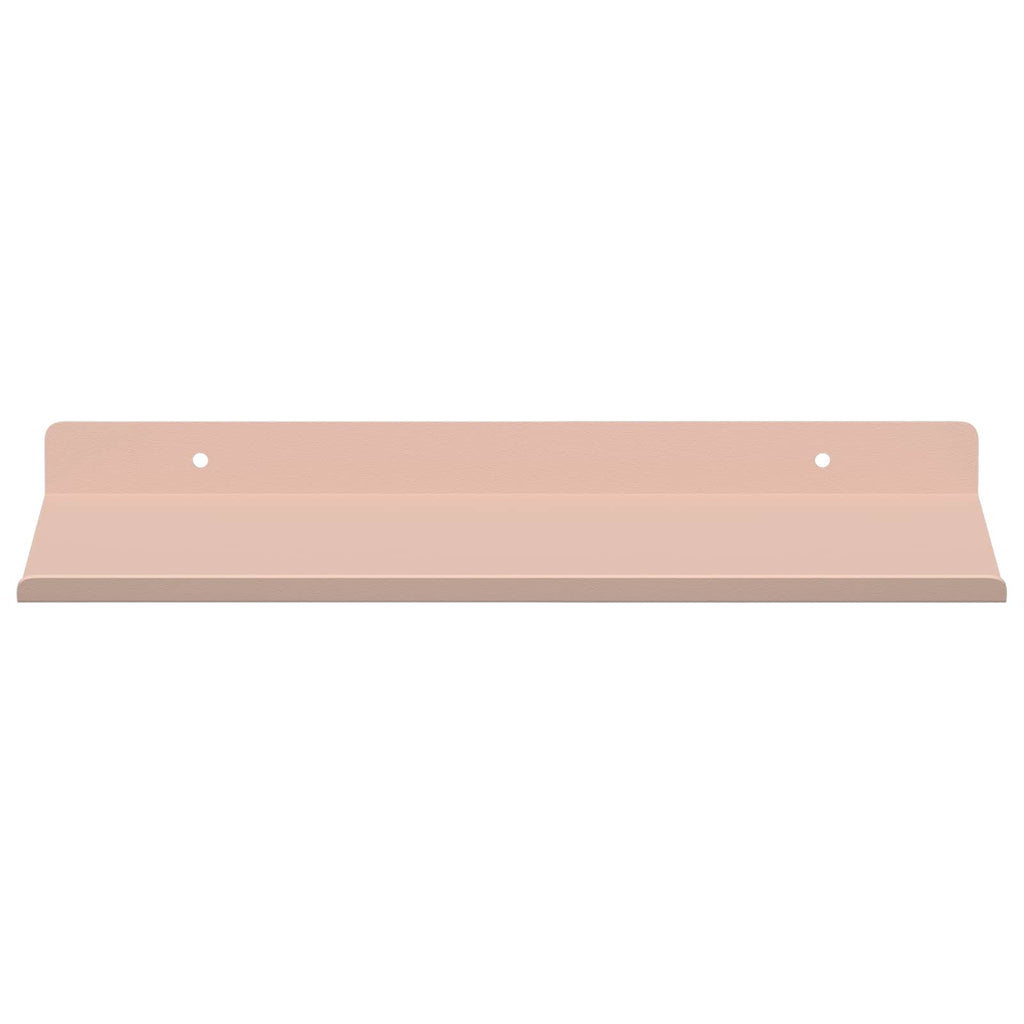 vidaXL Półka wisząca 2 pcs Różowy 30 x 18 x 2,5 cm Stal
