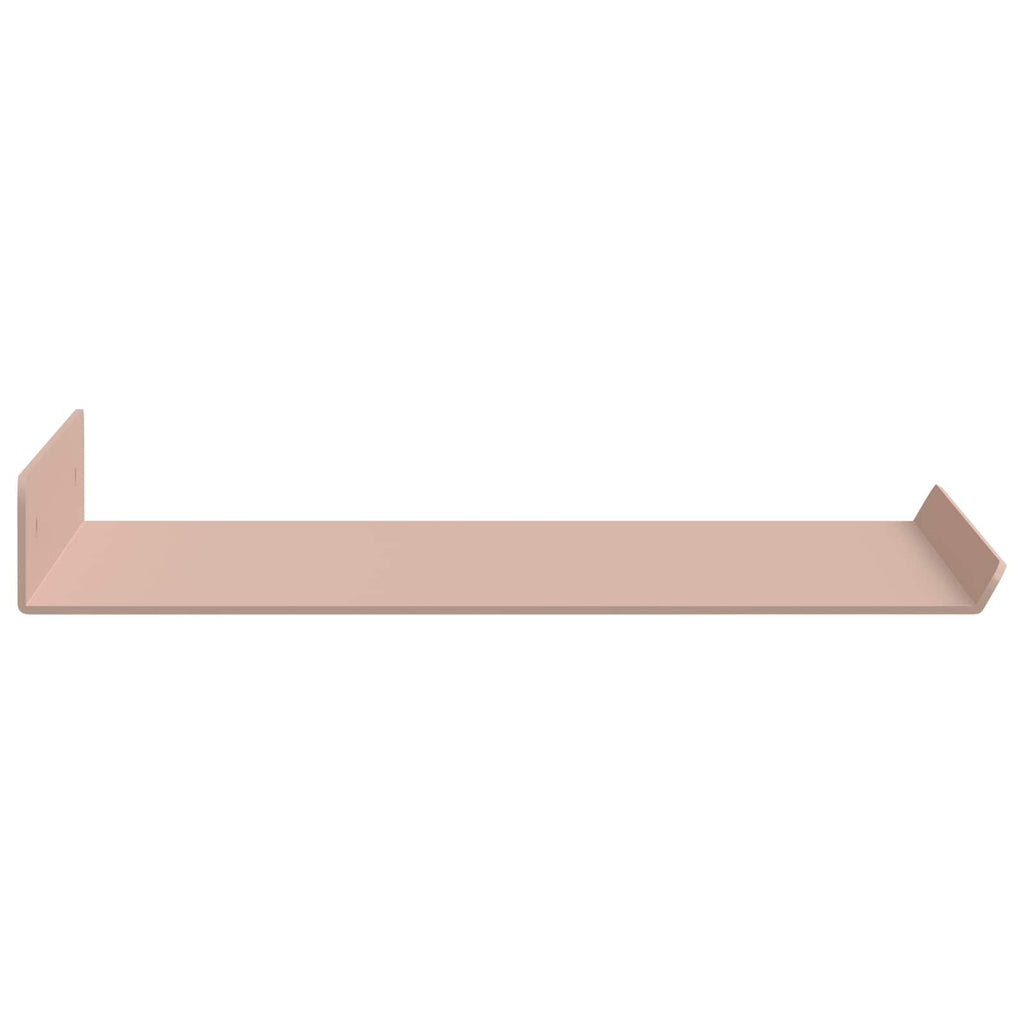 vidaXL Półka wisząca 2 pcs Różowy 30 x 18 x 2,5 cm Stal