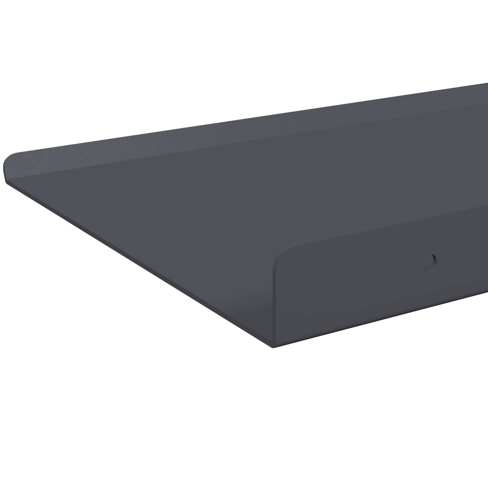 vidaXL Półka wisząca 2 pcs Antracyt 30 x 18 x 2,5 cm Stal