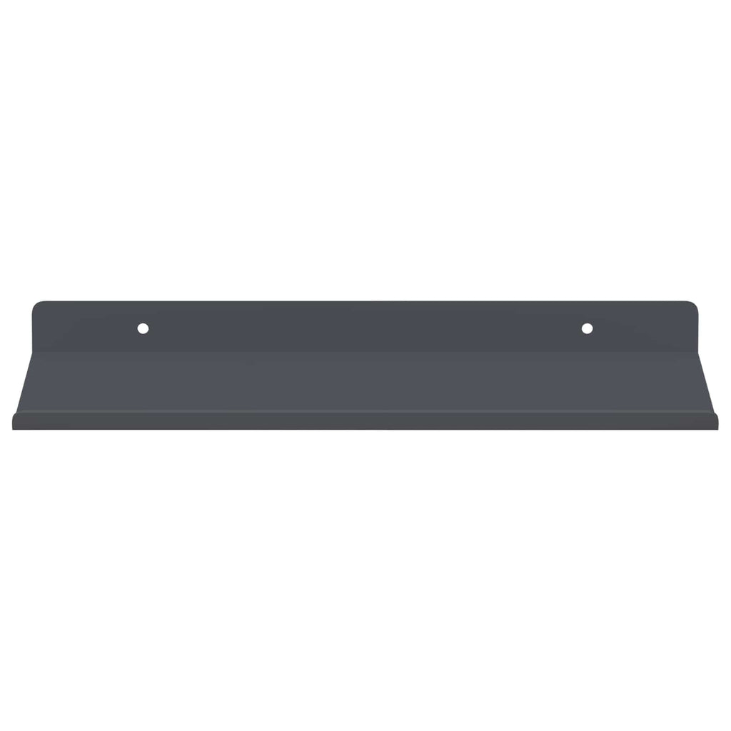 vidaXL Półka wisząca 2 pcs Antracyt 30 x 18 x 2,5 cm Stal