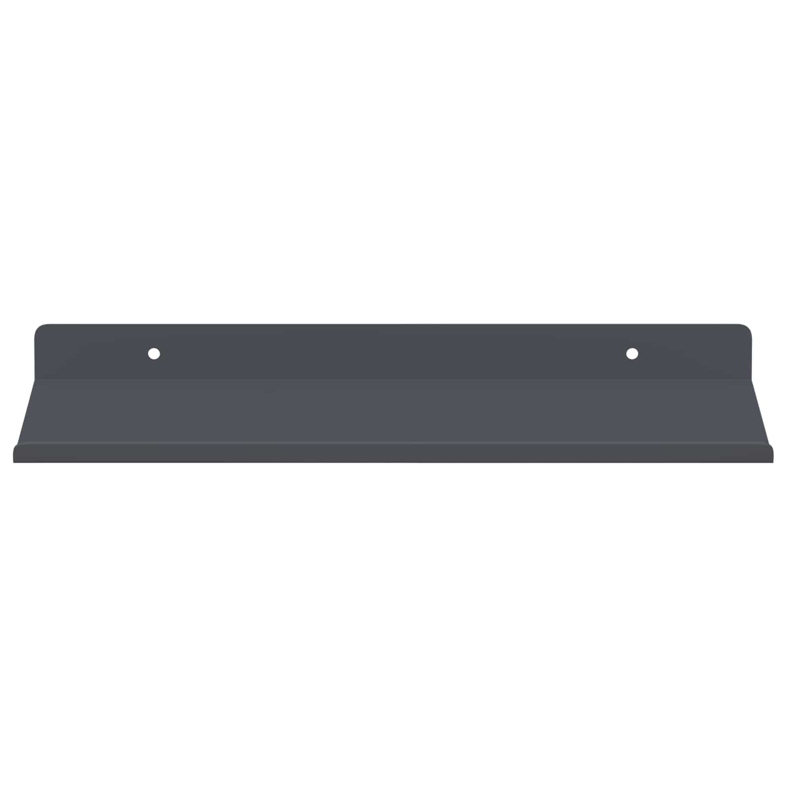 vidaXL Półka wisząca 2 pcs Antracyt 30 x 18 x 2,5 cm Stal
