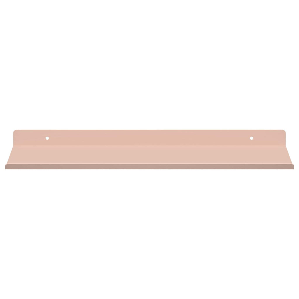 vidaXL Półka wisząca 4 pcs Różowy 40 x 18 x 2,5 cm Stal