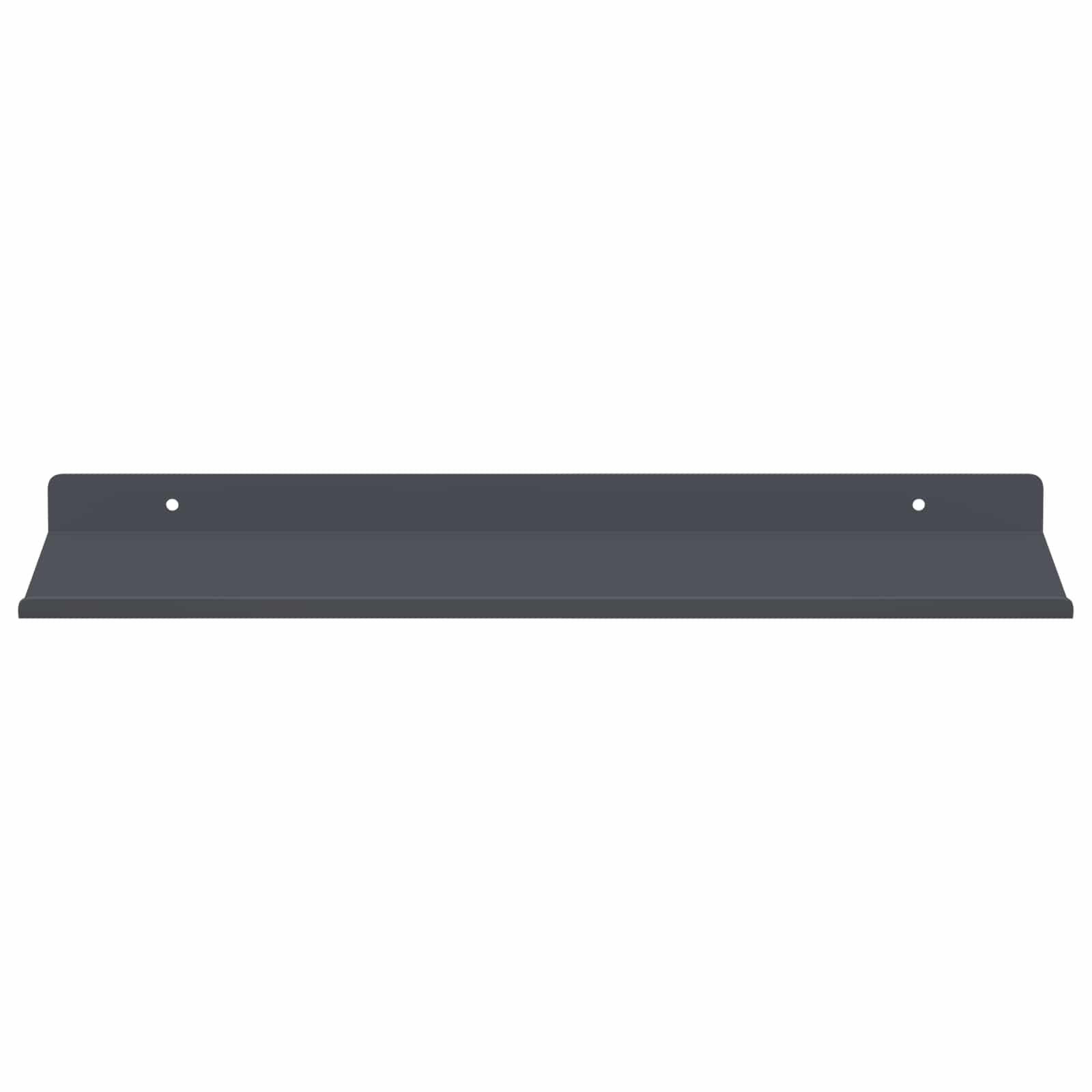 vidaXL Półka wisząca 2 pcs Antracyt 40 x 18 x 2,5 cm Stal