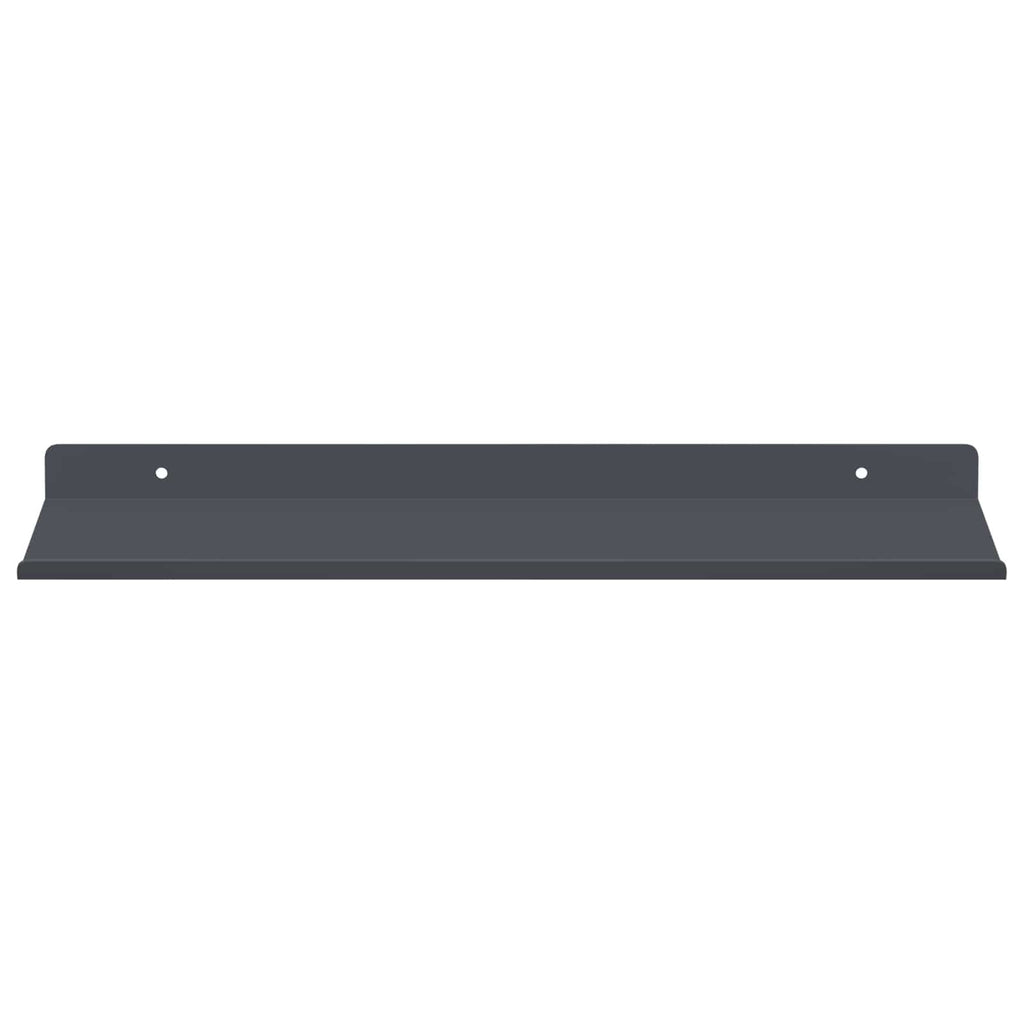 vidaXL Półka wisząca 4 pcs Antracyt 40 x 18 x 2,5 cm Stal