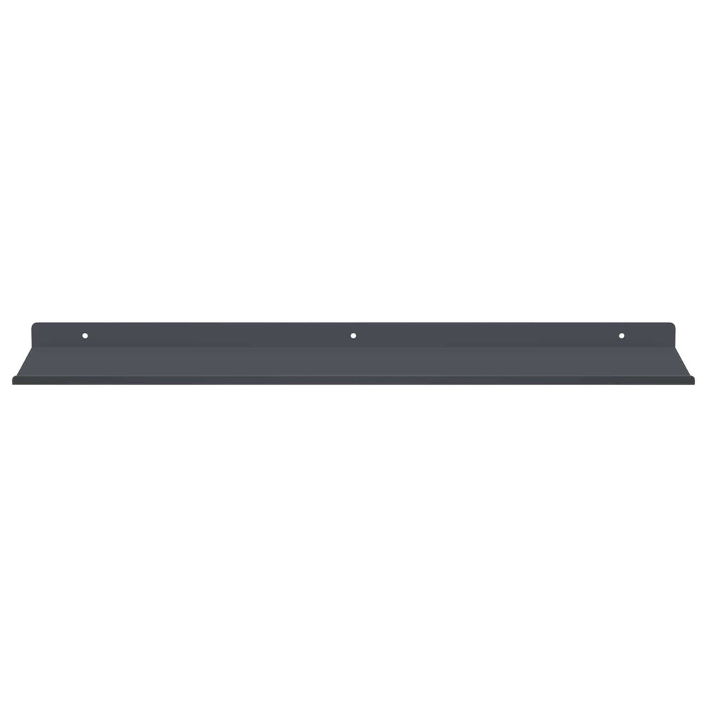vidaXL Półka wisząca 4 pcs Antracyt 60 x 18 x 2,5 cm Stal