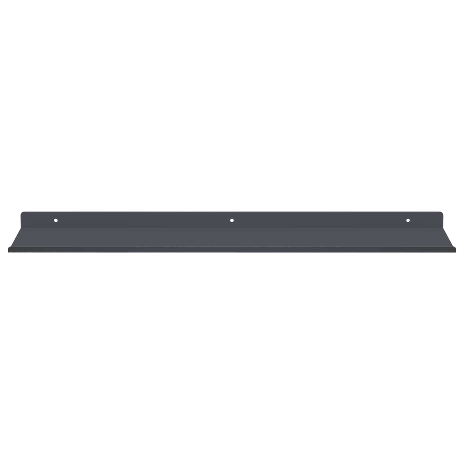 vidaXL Półka wisząca 4 pcs Antracyt 60 x 18 x 2,5 cm Stal