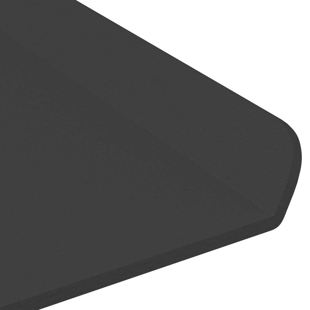 vidaXL Półka wisząca 4 szt. Czarny 80 x 18 x 2,5 cm Stal