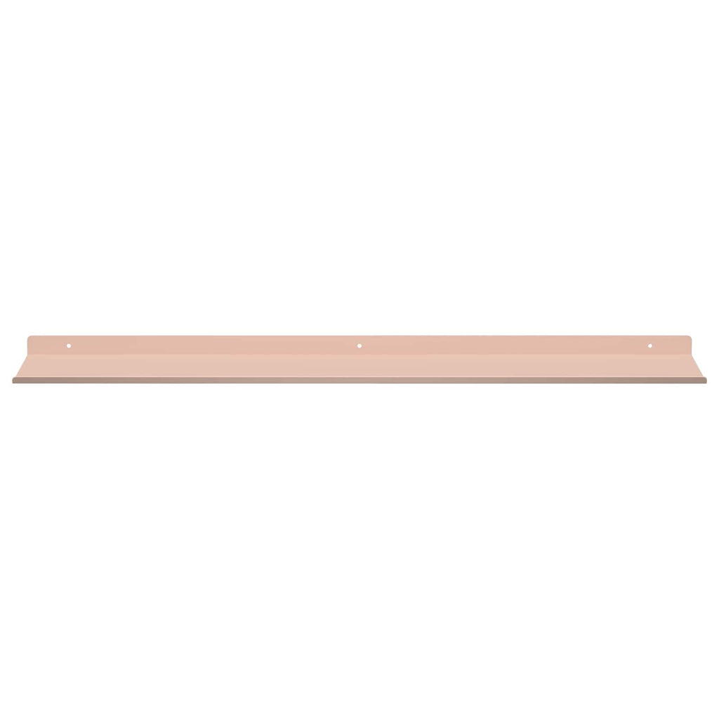 vidaXL Półka wisząca 2 pcs Różowy 80 x 18 x 2,5 cm Stal