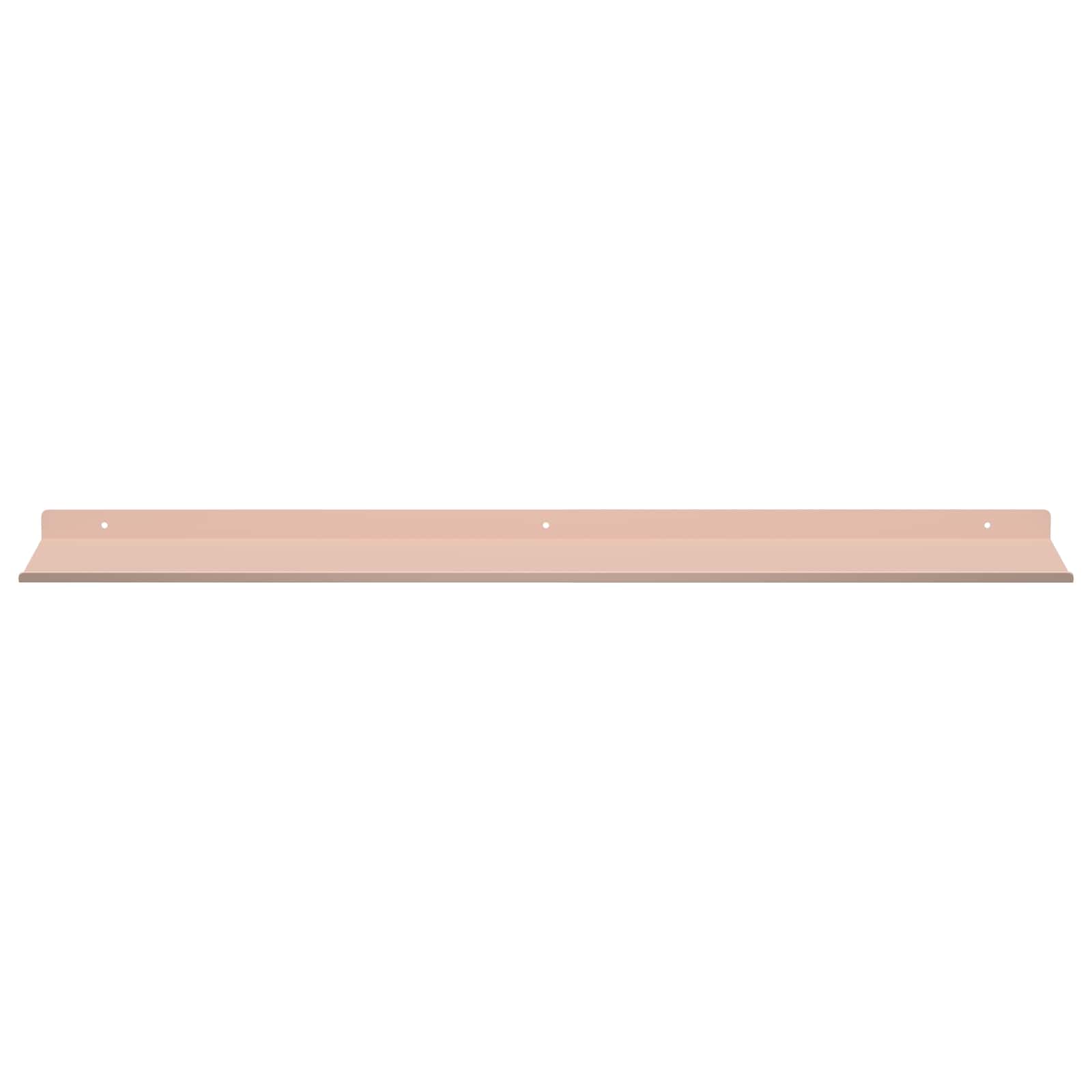 vidaXL Półka wisząca 2 pcs Różowy 80 x 18 x 2,5 cm Stal