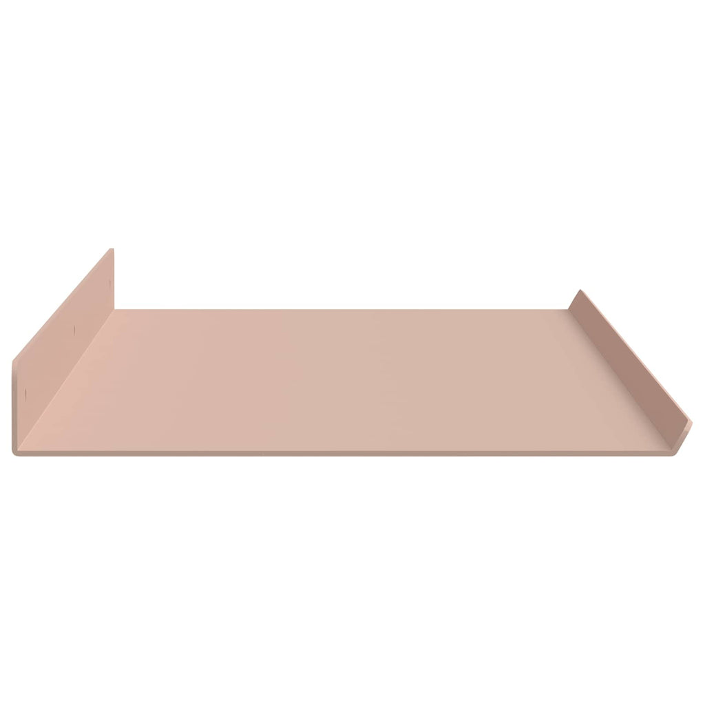 vidaXL Półka wisząca 2 pcs Różowy 80 x 18 x 2,5 cm Stal