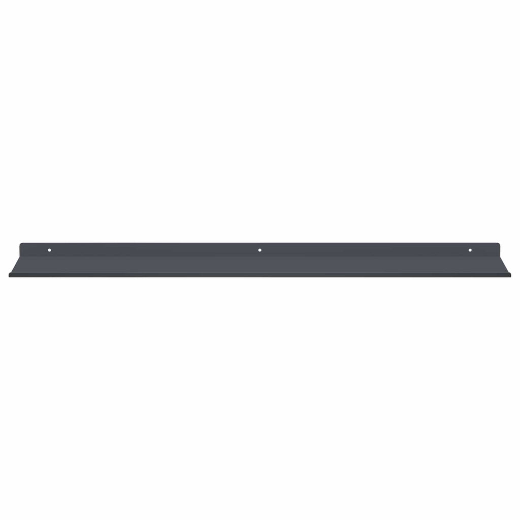 vidaXL Półka wisząca 4 pcs Antracyt 80 x 18 x 2,5 cm Stal