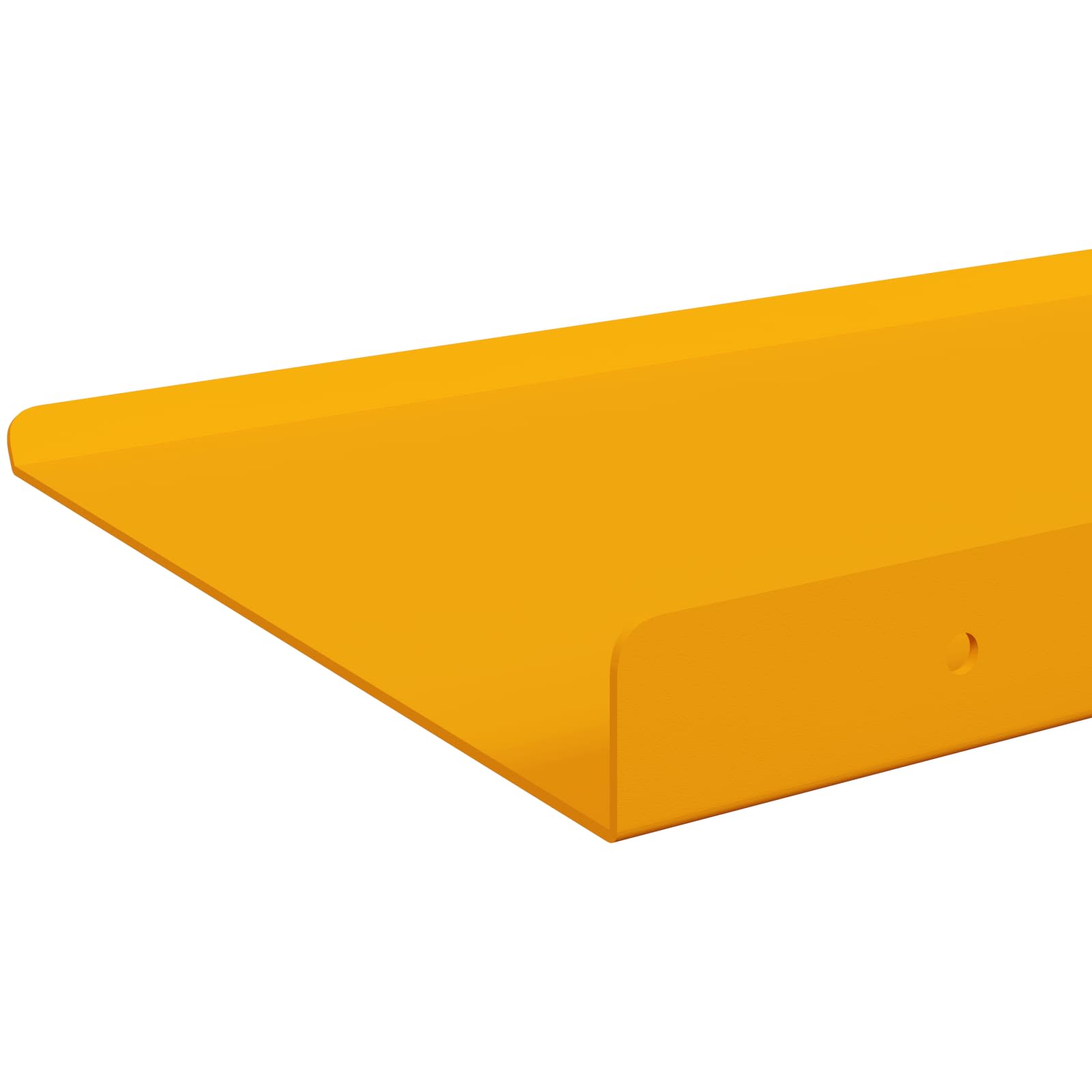 vidaXL Półka wisząca 4 pcs Musztardowy Żółty 80 x 18 x 2,5 cm Stal