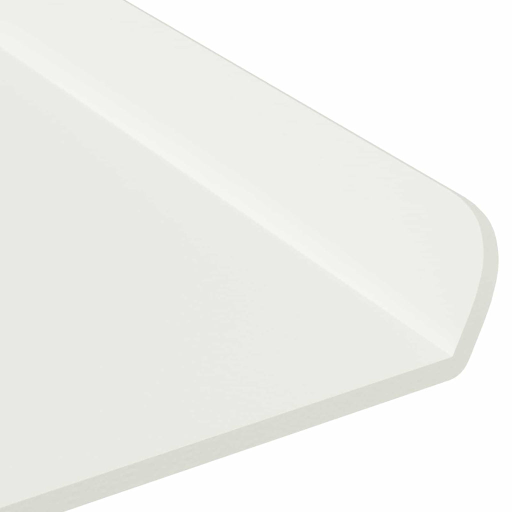 vidaXL Półka wisząca 4 pcs Biały 80 x 18 x 2,5 cm Stal