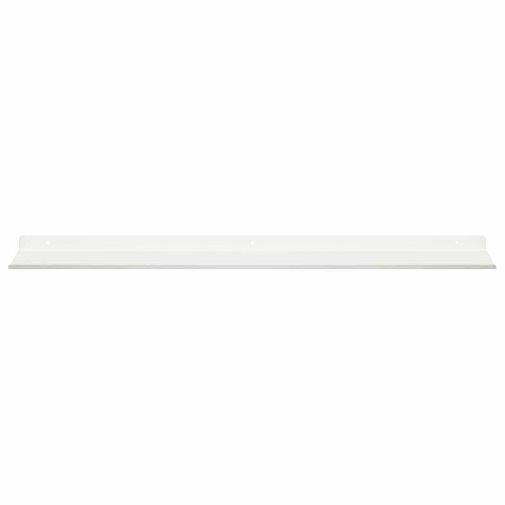 vidaXL Półka wisząca 4 pcs Biały 80 x 18 x 2,5 cm Stal