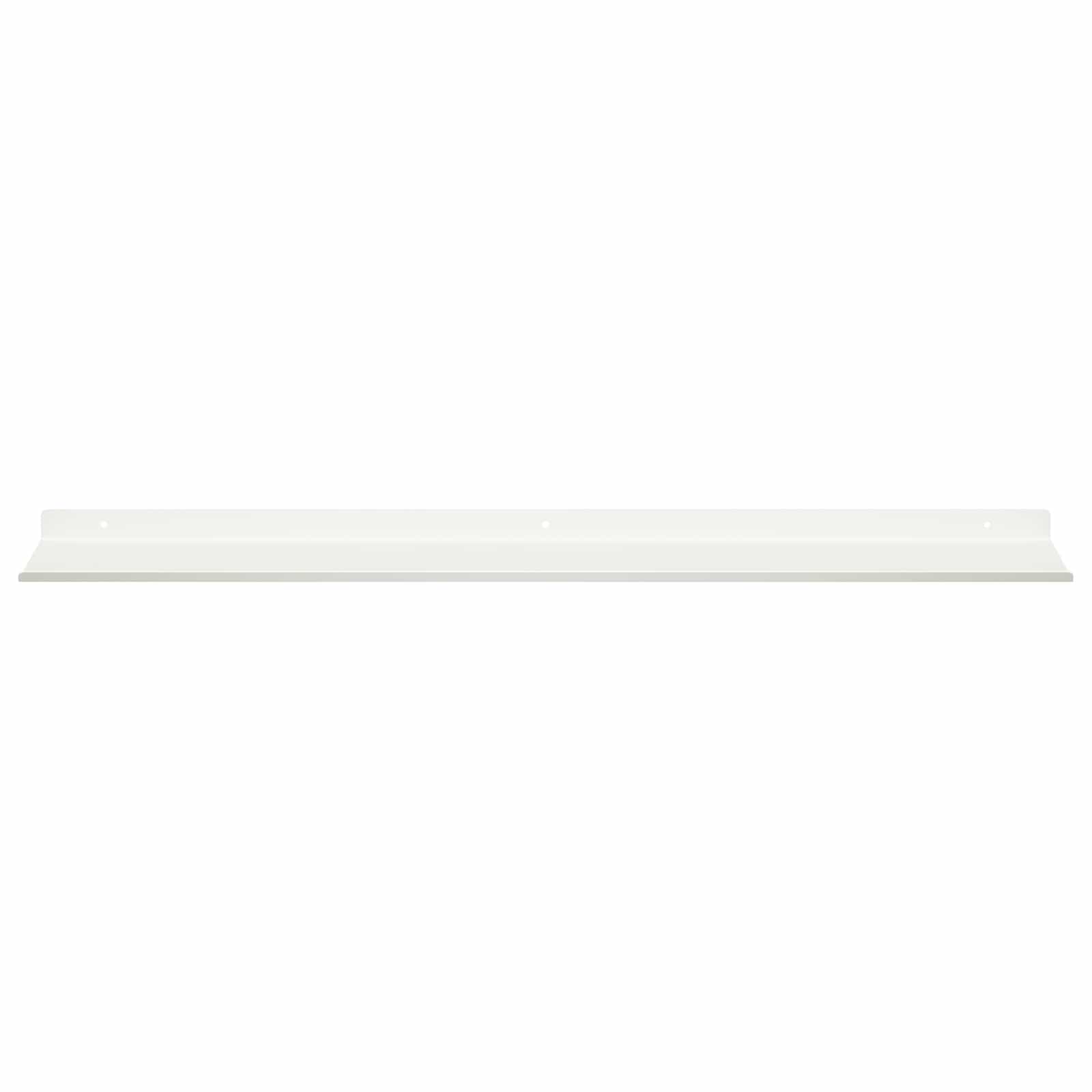 vidaXL Półka wisząca 4 pcs Biały 80 x 18 x 2,5 cm Stal