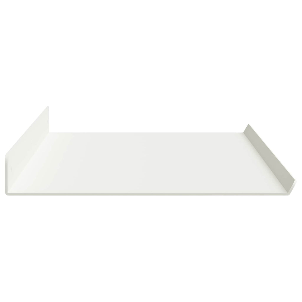 vidaXL Półka wisząca 4 pcs Biały 80 x 18 x 2,5 cm Stal