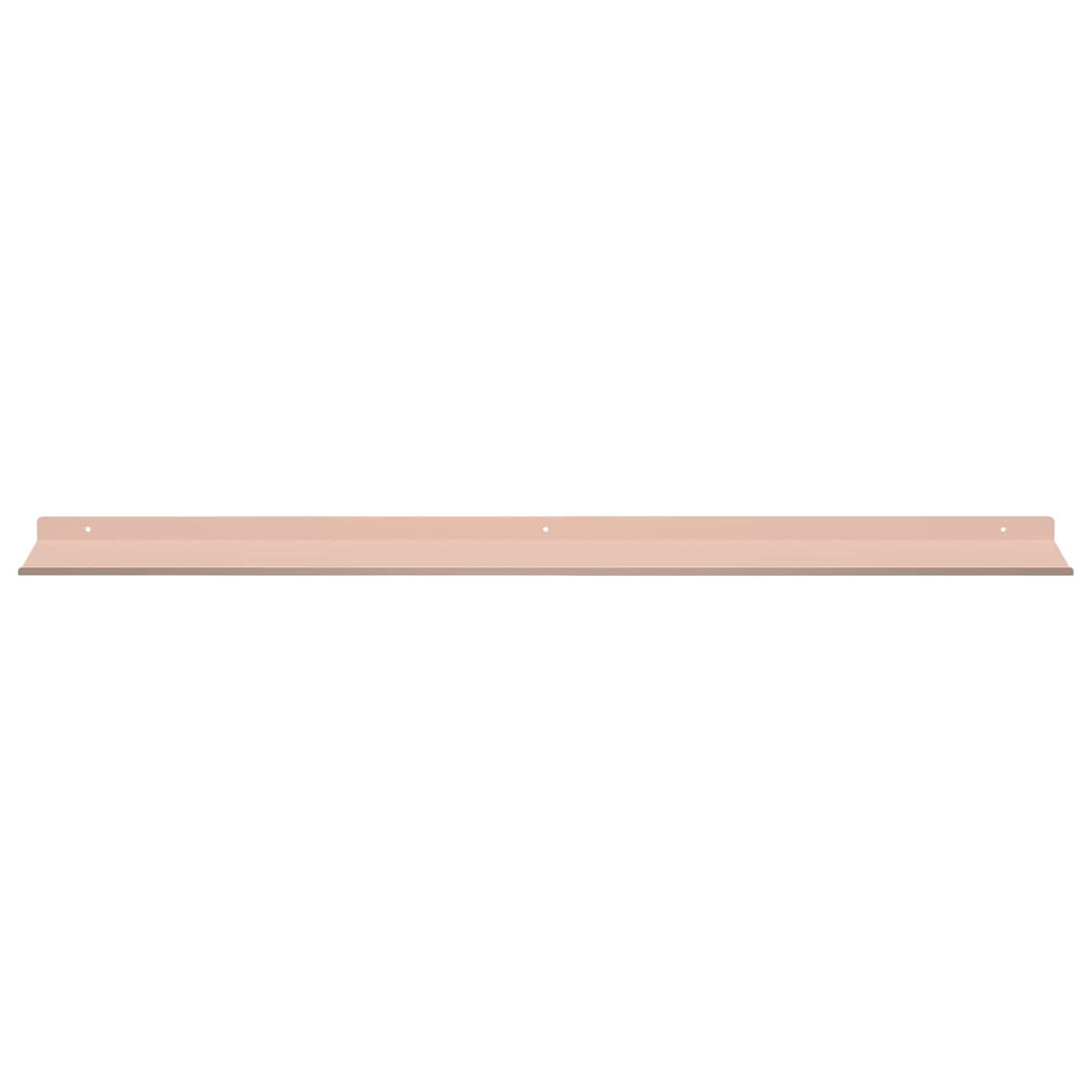 vidaXL Półka wisząca 4 pcs Różowy 100 x 18 x 2,5 cm Stal