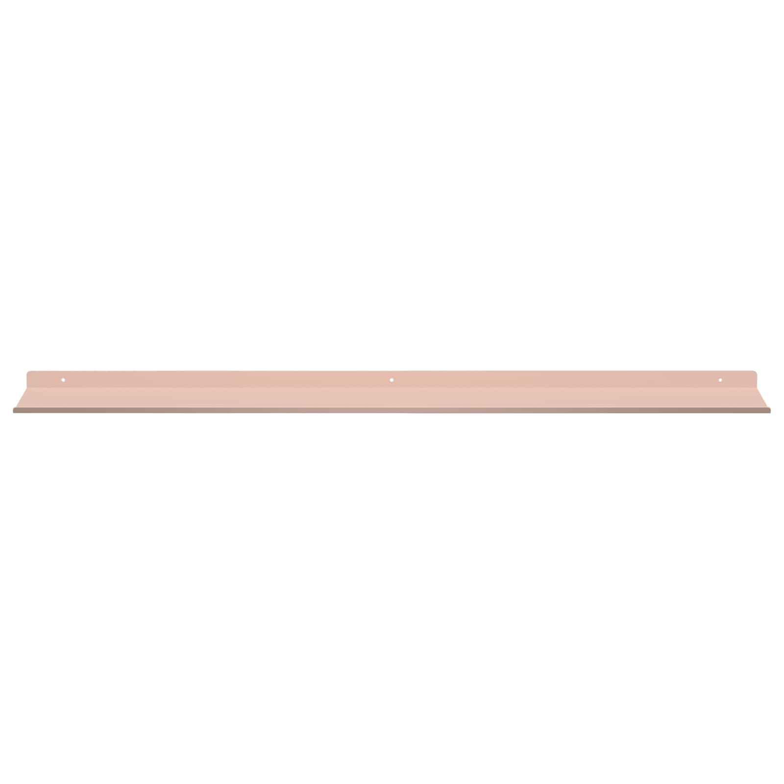 vidaXL Półka wisząca 4 pcs Różowy 100 x 18 x 2,5 cm Stal