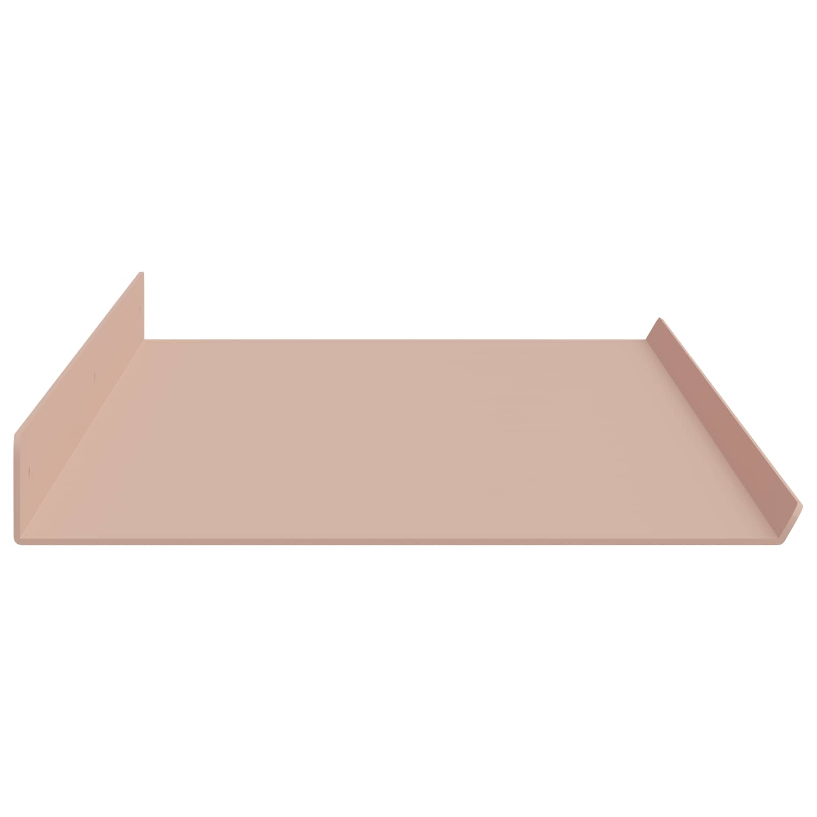 vidaXL Półka wisząca 4 pcs Różowy 100 x 18 x 2,5 cm Stal