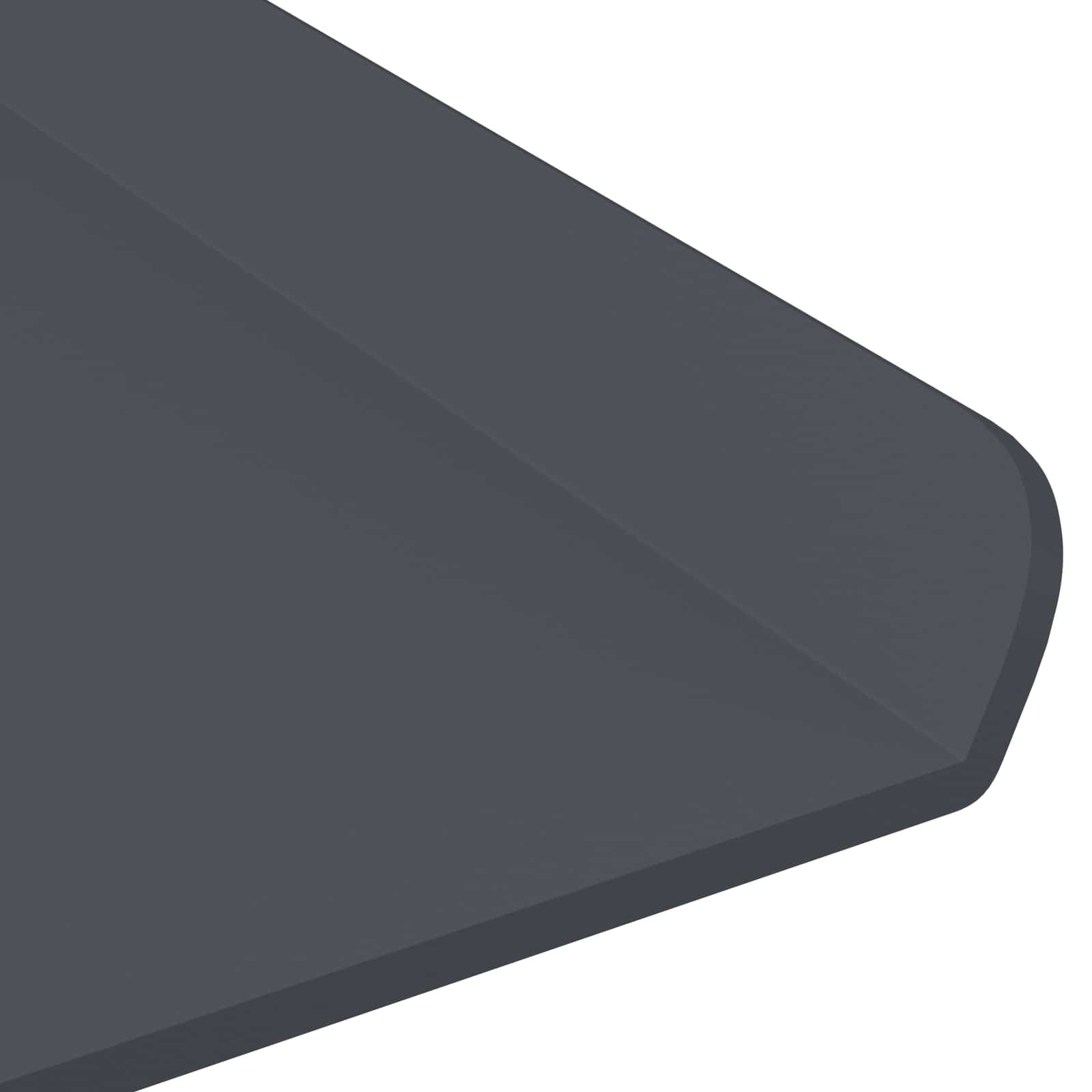 vidaXL Półka wisząca 4 pcs Antracyt 100 x 18 x 2,5 cm Stal
