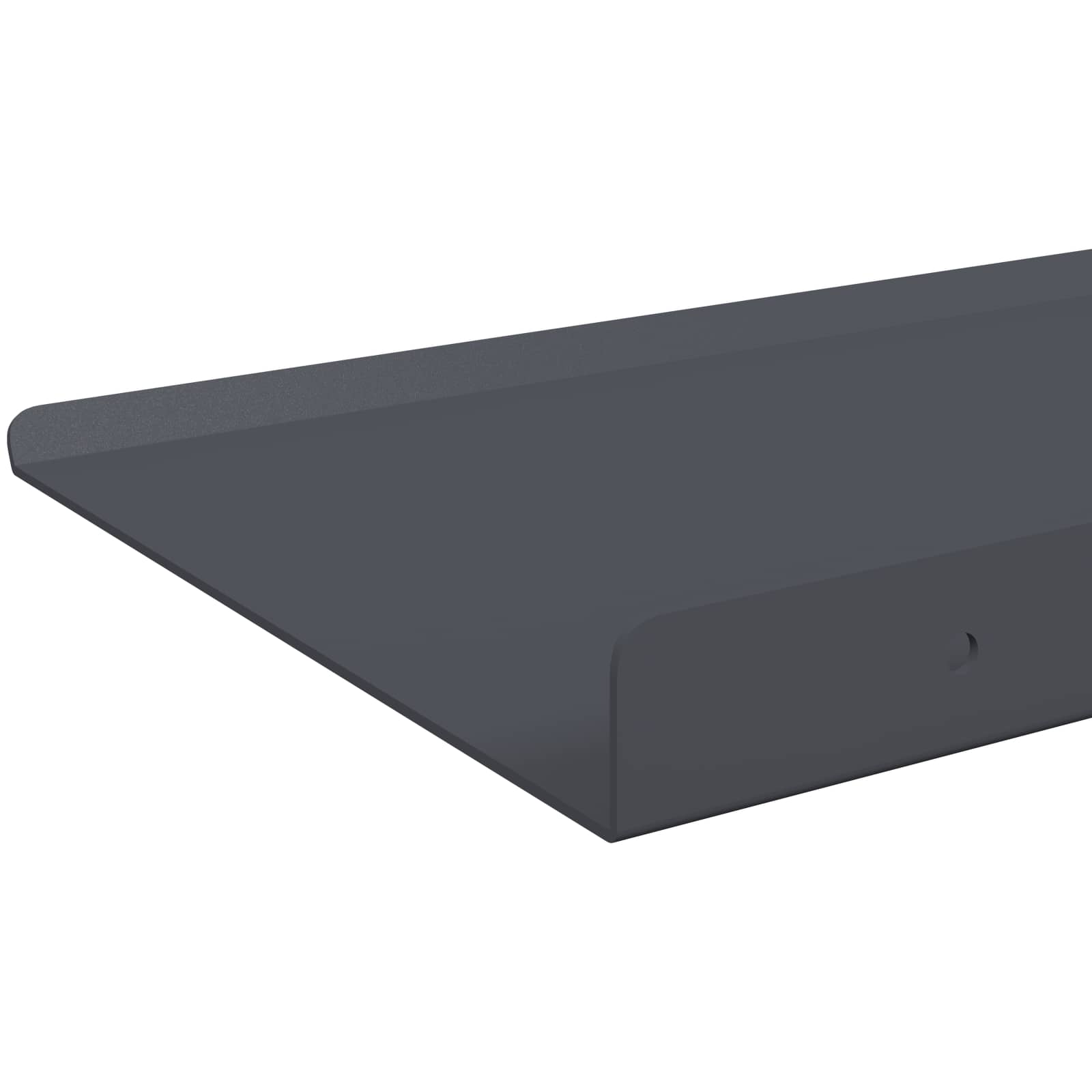 vidaXL Półka wisząca 4 pcs Antracyt 100 x 18 x 2,5 cm Stal