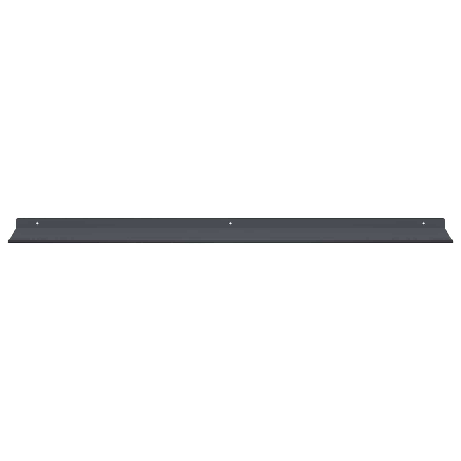 vidaXL Półka wisząca 4 pcs Antracyt 100 x 18 x 2,5 cm Stal