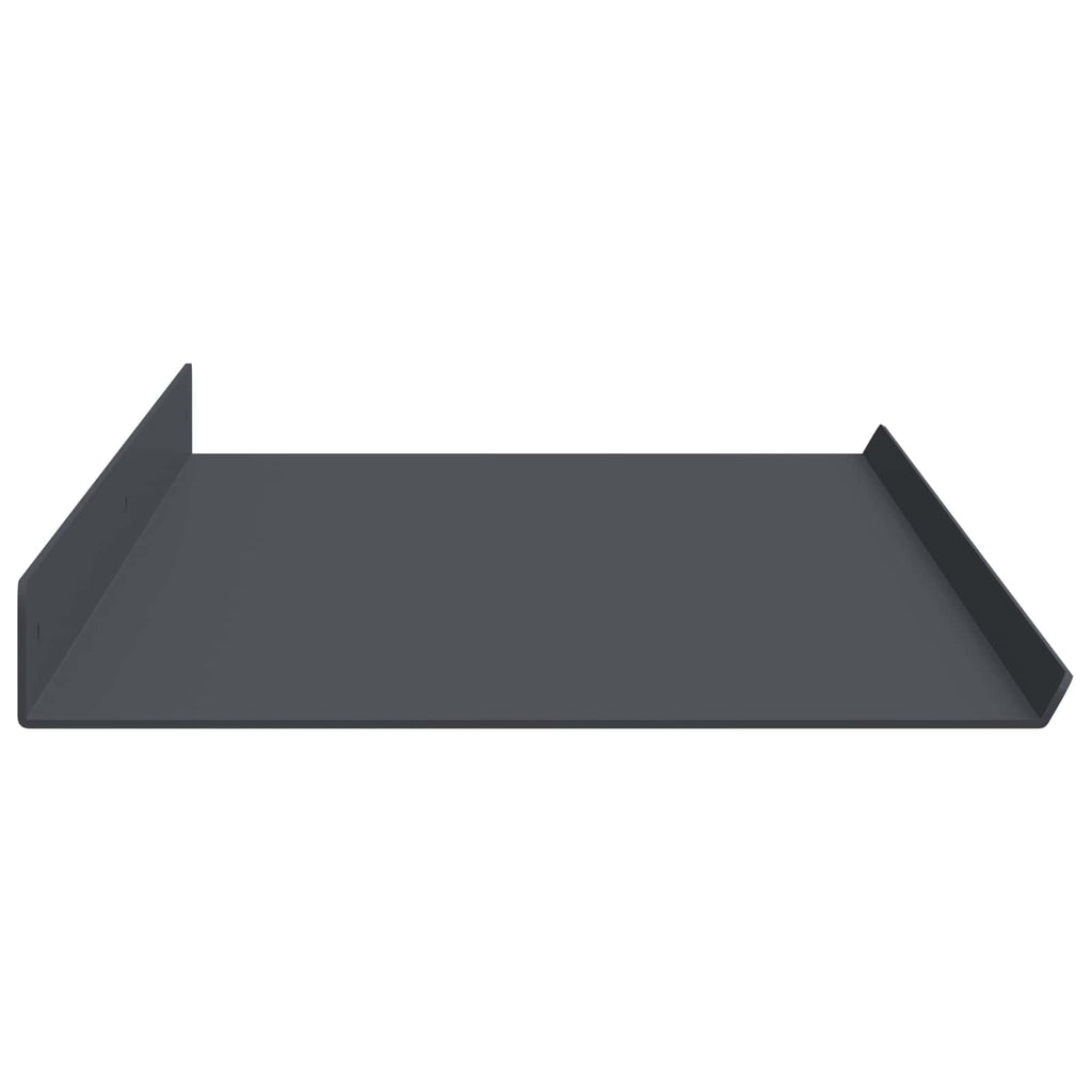 vidaXL Półka wisząca 4 pcs Antracyt 100 x 18 x 2,5 cm Stal