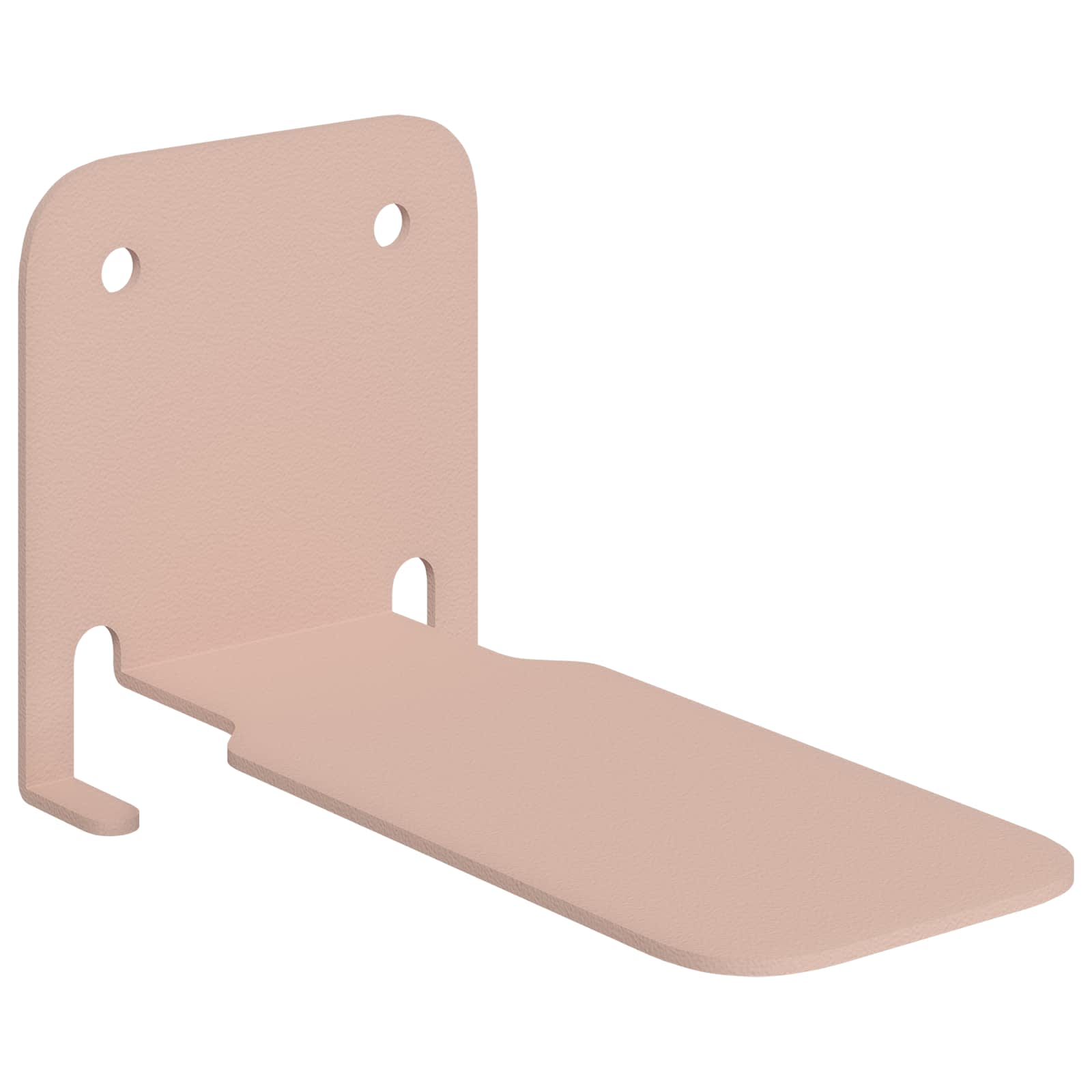 vidaXL Półka wisząca z półką 8 pcs Różowy 6 x 10,8 x 6,6 cm