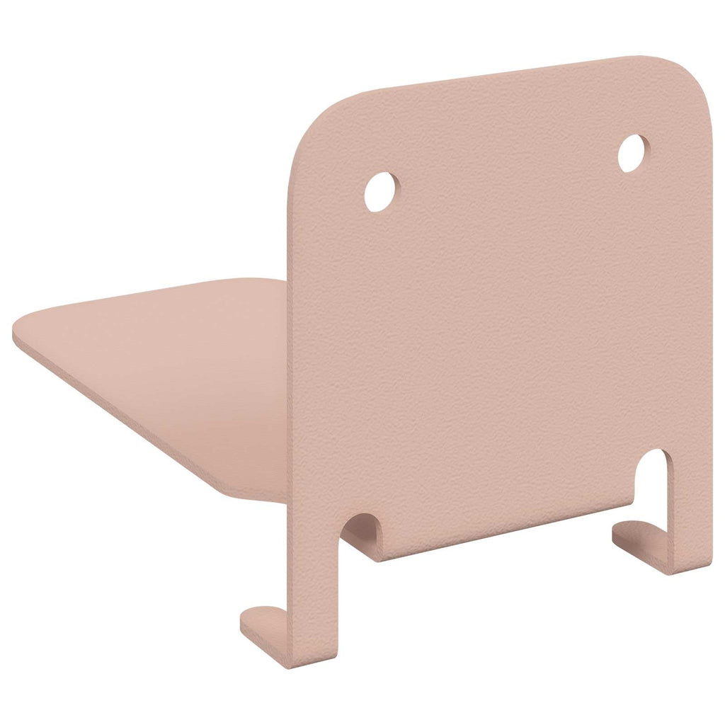 vidaXL Półka wisząca z półką 8 pcs Różowy 6 x 10,8 x 6,6 cm
