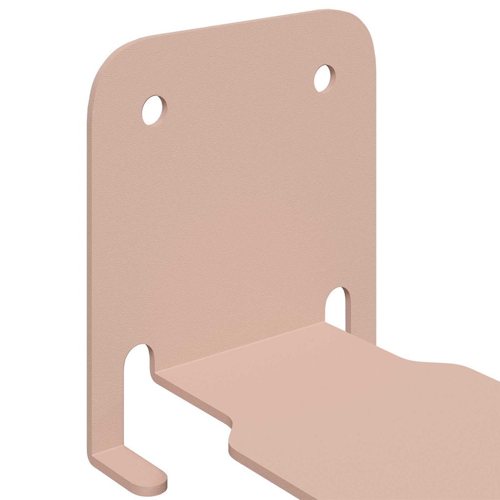 vidaXL Półka wisząca z półką 24 pcs Różowy 6 x 10,8 x 6,6 cm