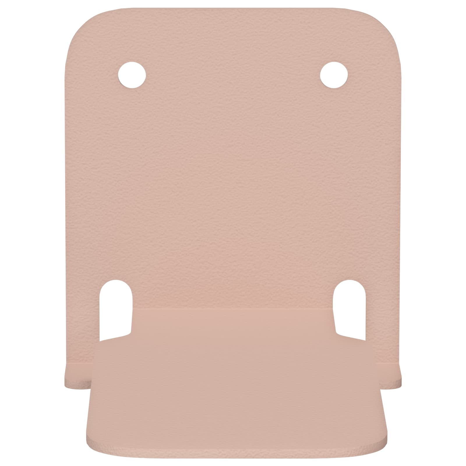 vidaXL Półka wisząca z półką 24 pcs Różowy 6 x 10,8 x 6,6 cm