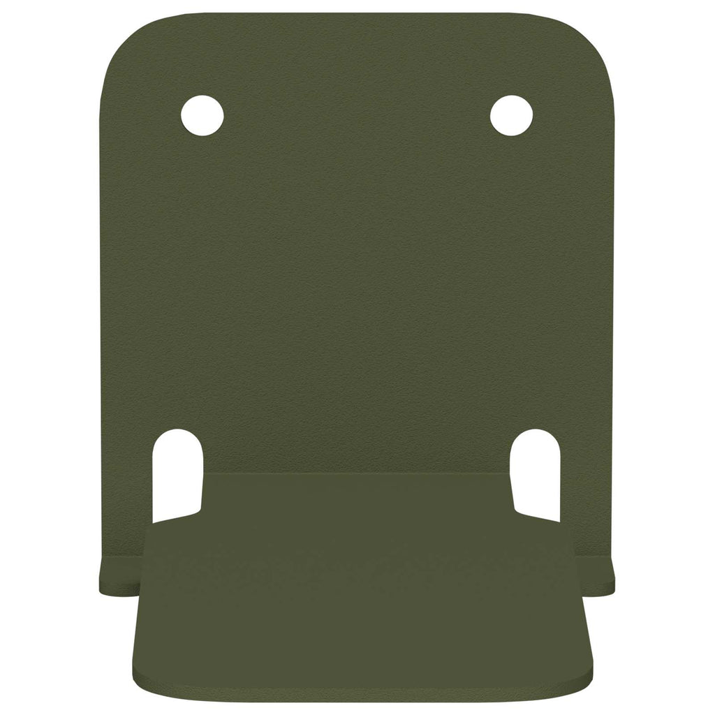 vidaXL Półka wisząca z półką 4 pcs Zielony oliwkowy 6 x 10,8 x 6,6 cm