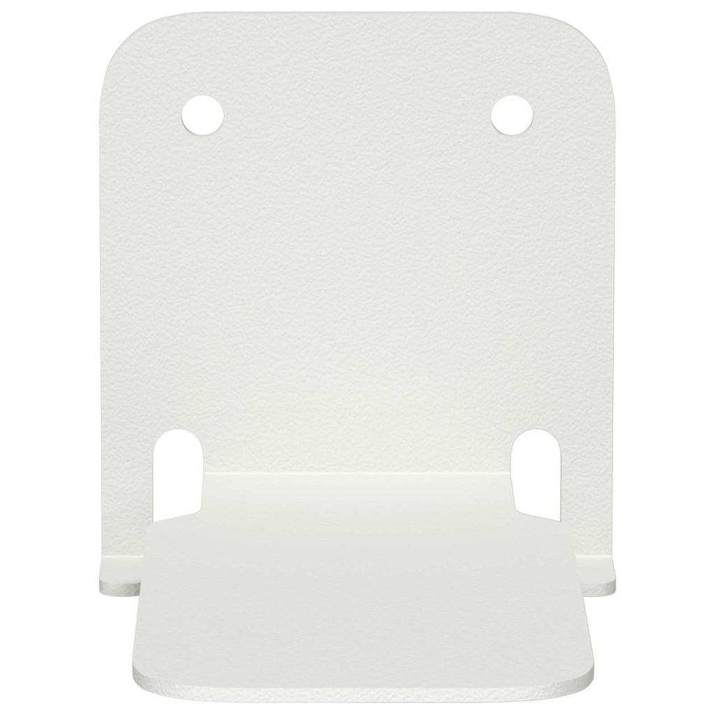 vidaXL Półka wisząca z półką 4 pcs Biały 6 x 10,8 x 6,6 cm