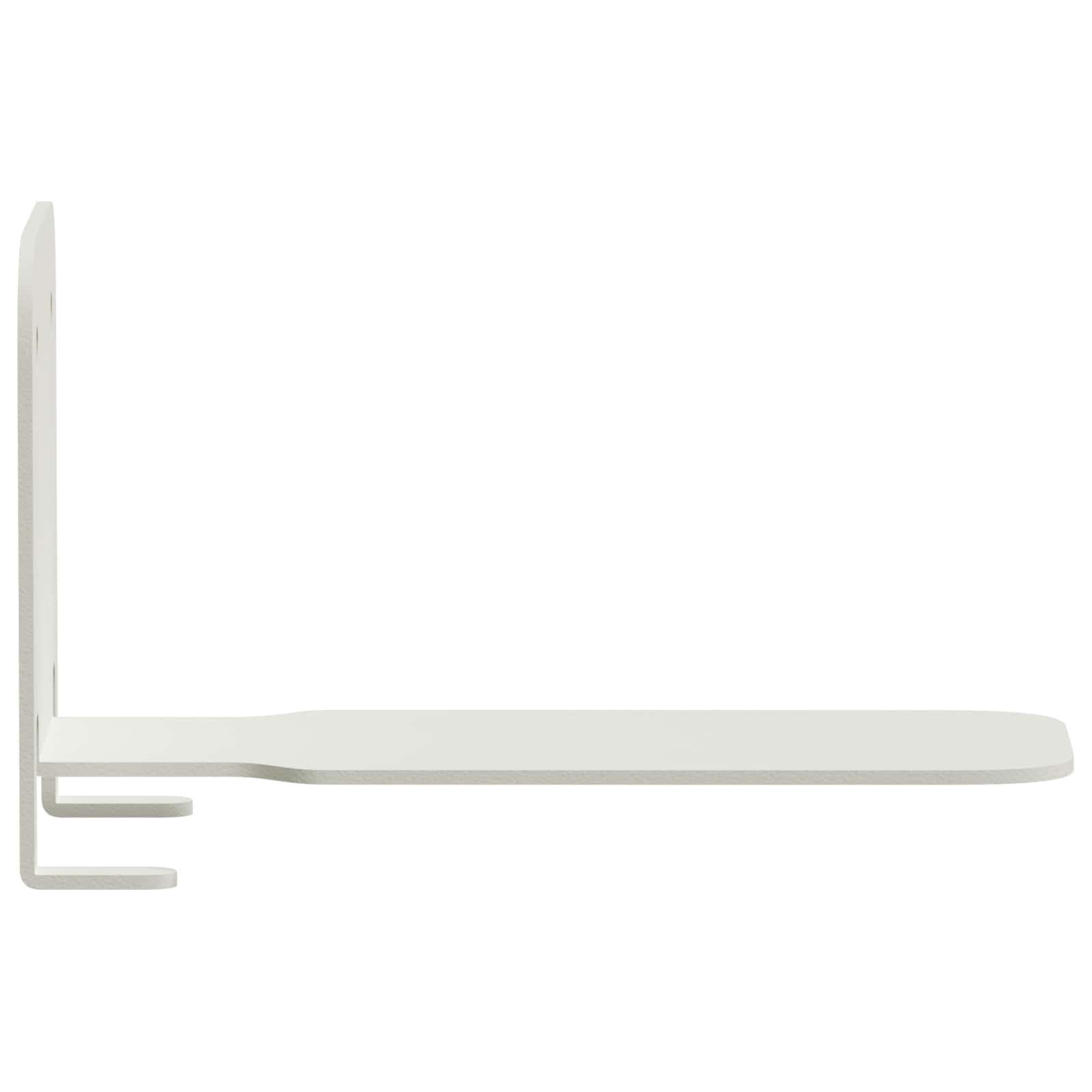 vidaXL Półka wisząca z półką 8 pcs Biały 6 x 10,8 x 6,6 cm