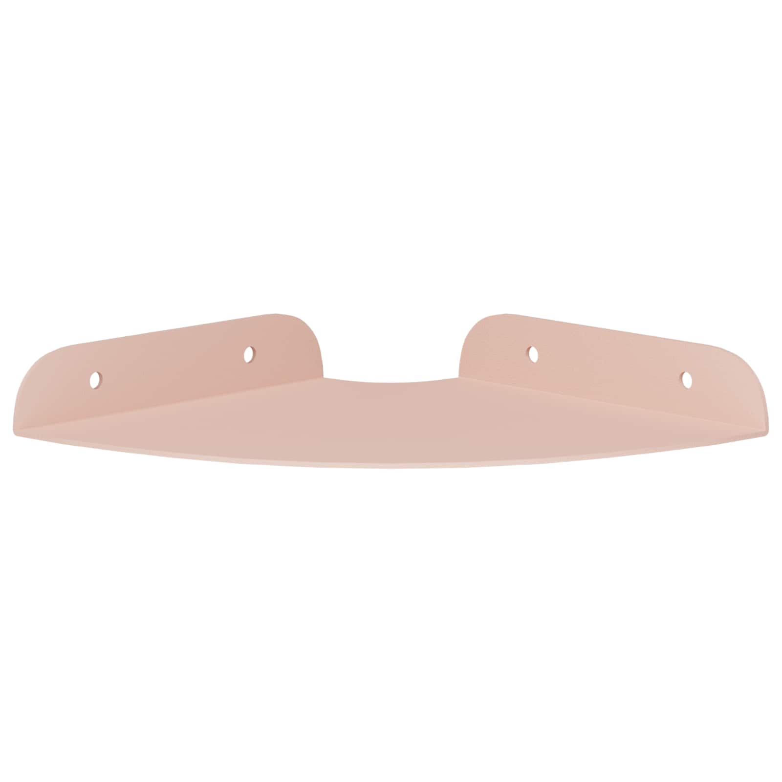 vidaXL Półka wisząca z półką 2 pcs Różowy 15 x 15 x 2 cm