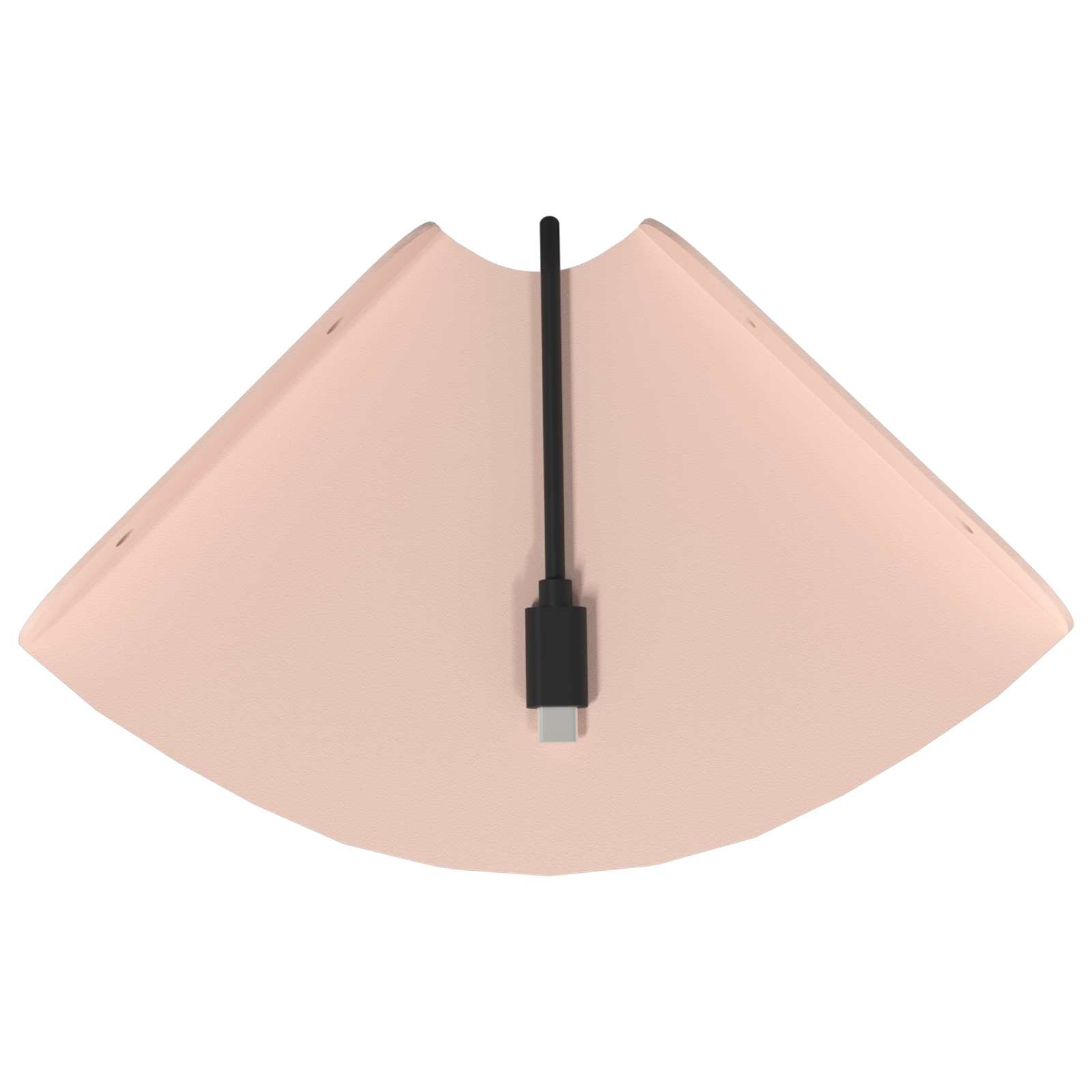 vidaXL Półka wisząca z półką 2 pcs Różowy 15 x 15 x 2 cm