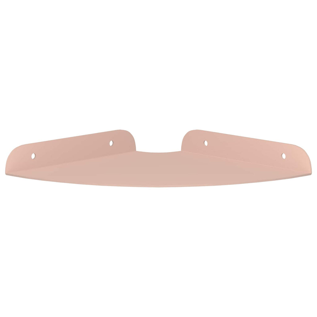 vidaXL Półka wisząca z półką 4 pcs Różowy 15 x 15 x 2 cm
